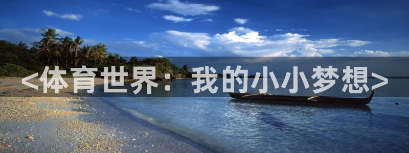 77体育官网：<体育世界：我的小小梦想>